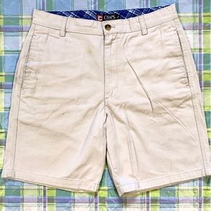 Men’s Chaps White Khaki Shorts